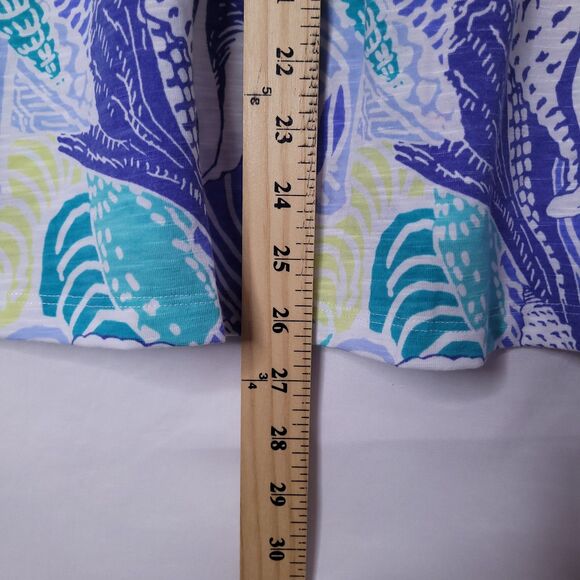 Alfred Dunner Top 1X Seashell Print Knit - Picture 6 of 10